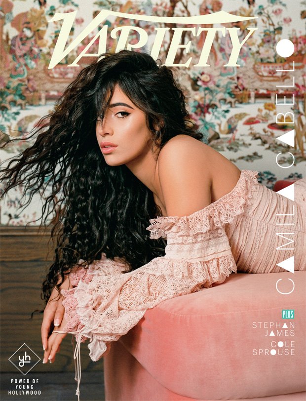 Variety cover, Camila Cabello, makeup by Ash K Holm