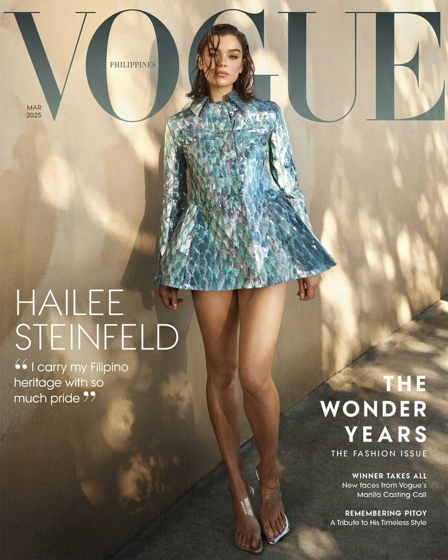 Vogue cover, Hailee Steinfeld, makeup by Ash K Holm