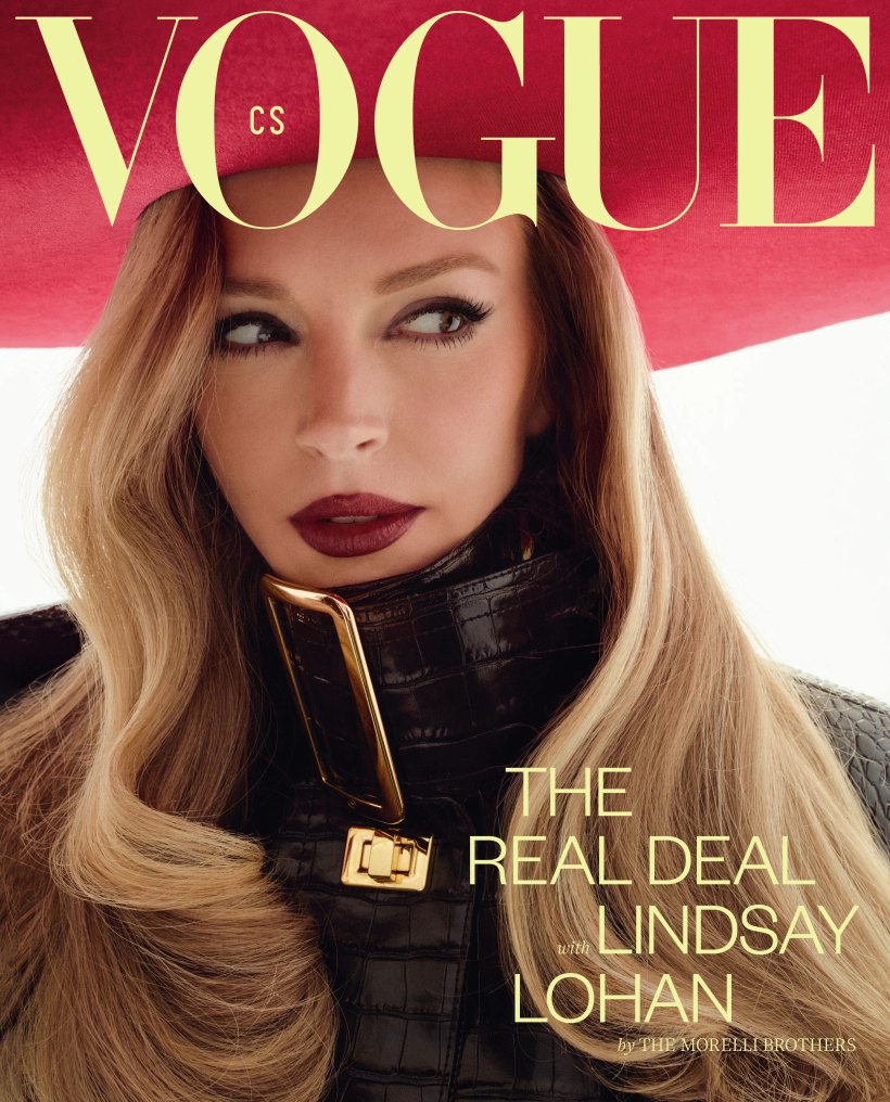 Vogue cover, Lindsay Lohan, makeup by Ash K Holm